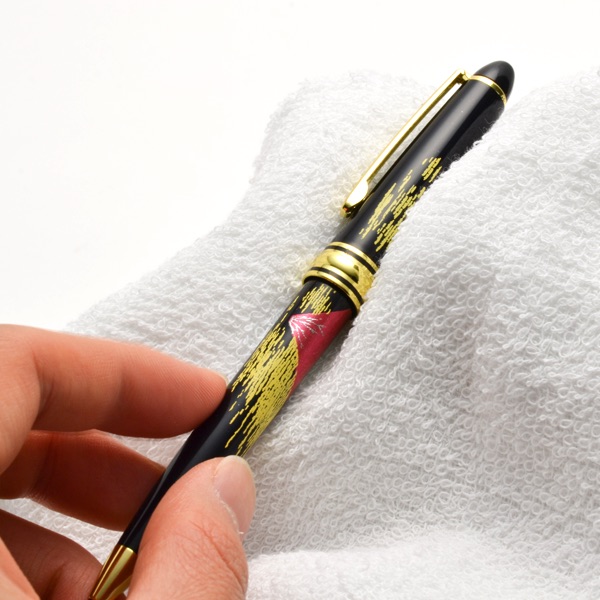 筆ペン 【黒檀】 日本製 ギフト プレゼント ふで ペン